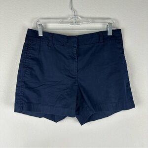 J.Crew Dark Navy Blue 5” Stretch Stretchy Chino Casual Shorts Size 8